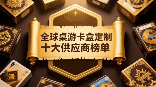从材质到工艺，2026全球桌游卡盒定制十大厂家全面解析！